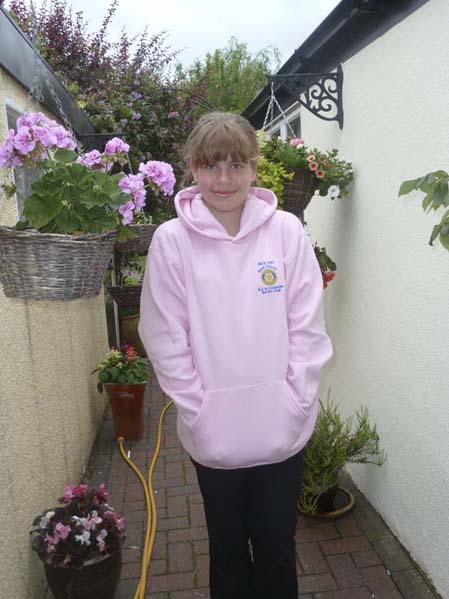 Libby, one of the winners of a Best Efforts hoodie